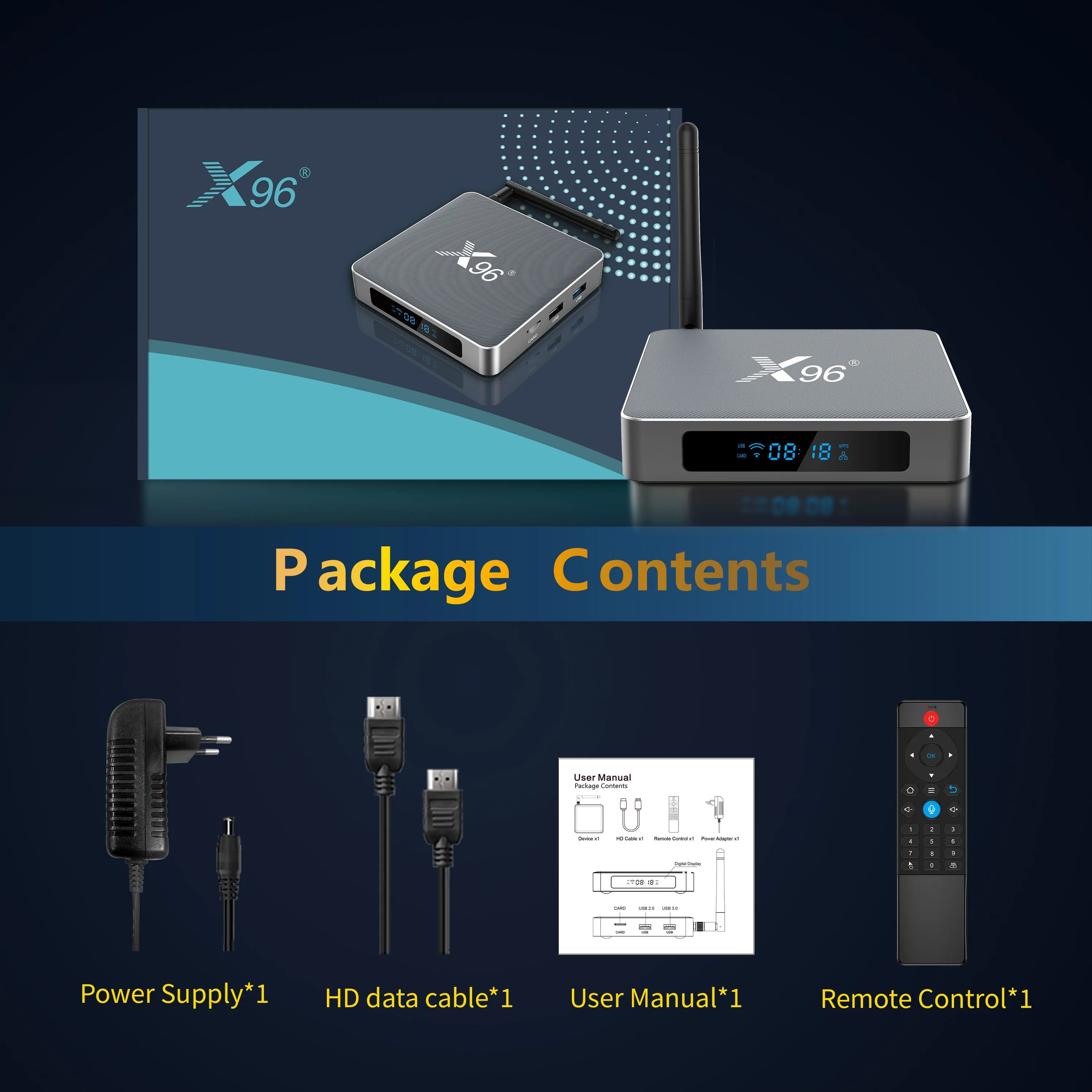 2024 New Stable Premium 4K Set Top Box 2+16GB World OTT Android Smart IPTV Megaott Box