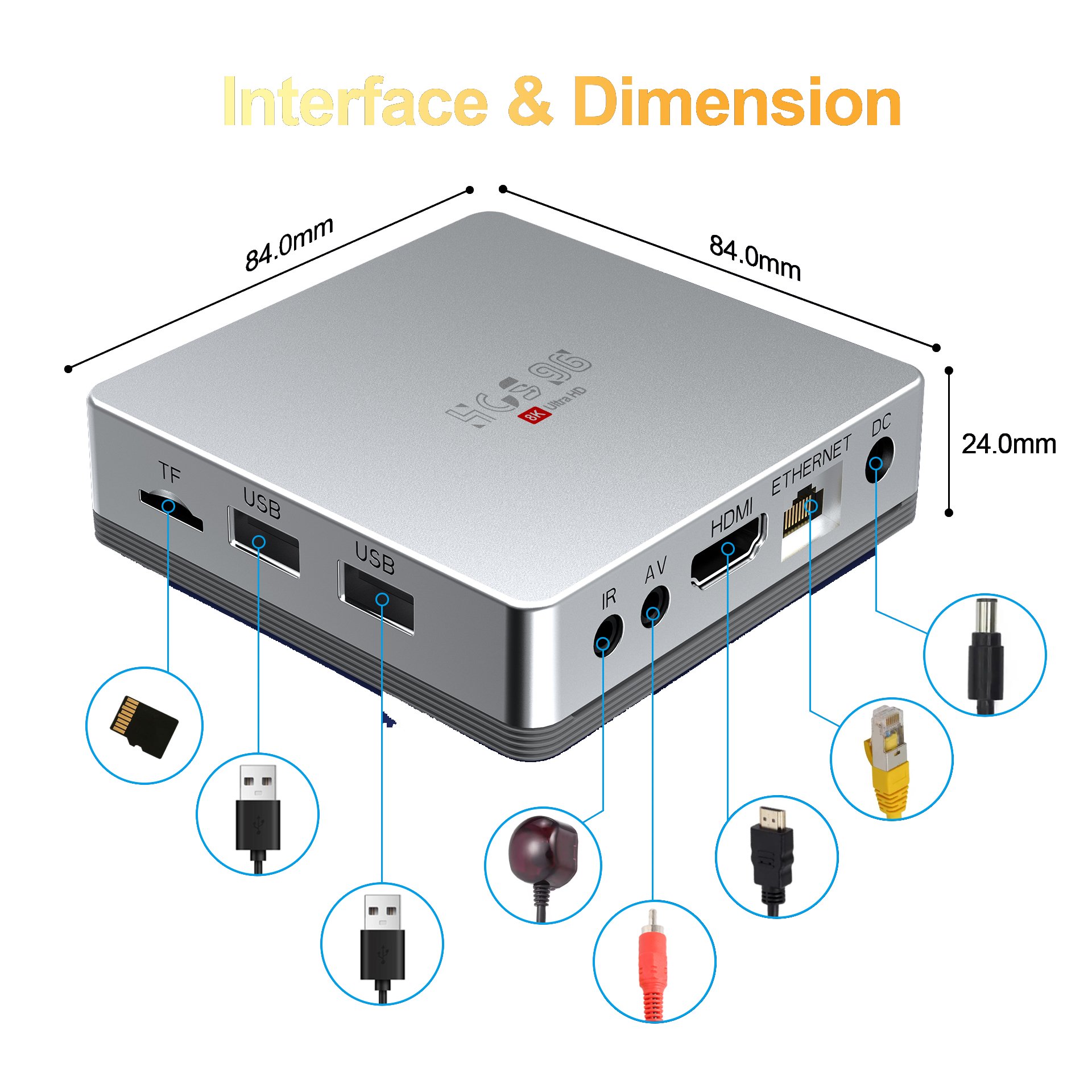 Hottest New Android 12.0 Smart Box Allwinner H618 X96 8K 4k Set Top Box Bluetooth Voice Remote Control