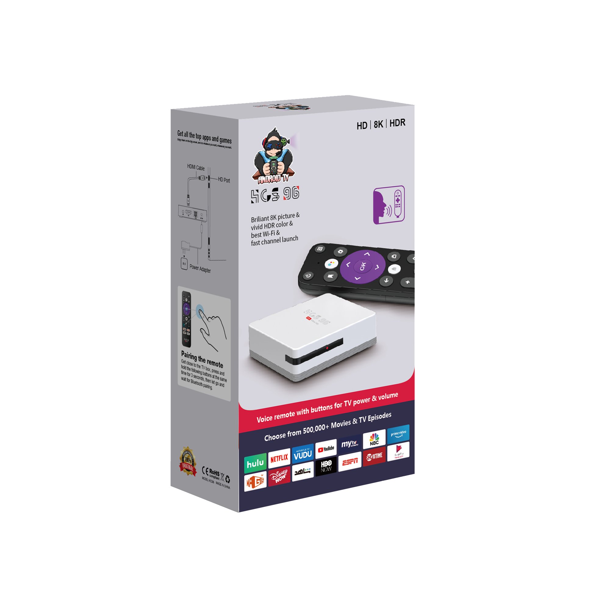 Hottest New Android 12.0 Smart Box Allwinner H618 X96 8K 4k Set Top Box Bluetooth Voice Remote Control