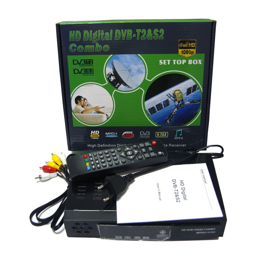 SYTA S1024C Q-BOX COMBO DVB-T2 S2 TV SET TOP BOX next satellite receiver free to air TV Decoder