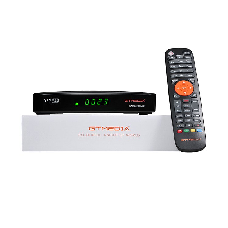 Combo DVB Receiver GTmedia V7 Pro DVB-S2 DVB-T2 H.265 HEVC HD Biss Powervu Set Top Box