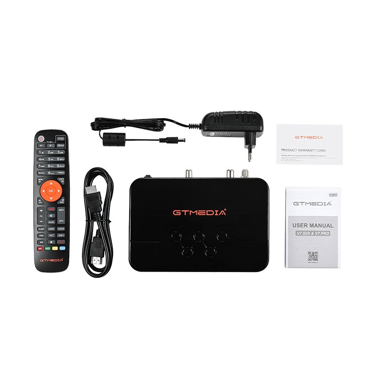 Combo DVB Receiver GTmedia V7 Pro DVB-S2 DVB-T2 H.265 HEVC HD Biss Powervu Set Top Box