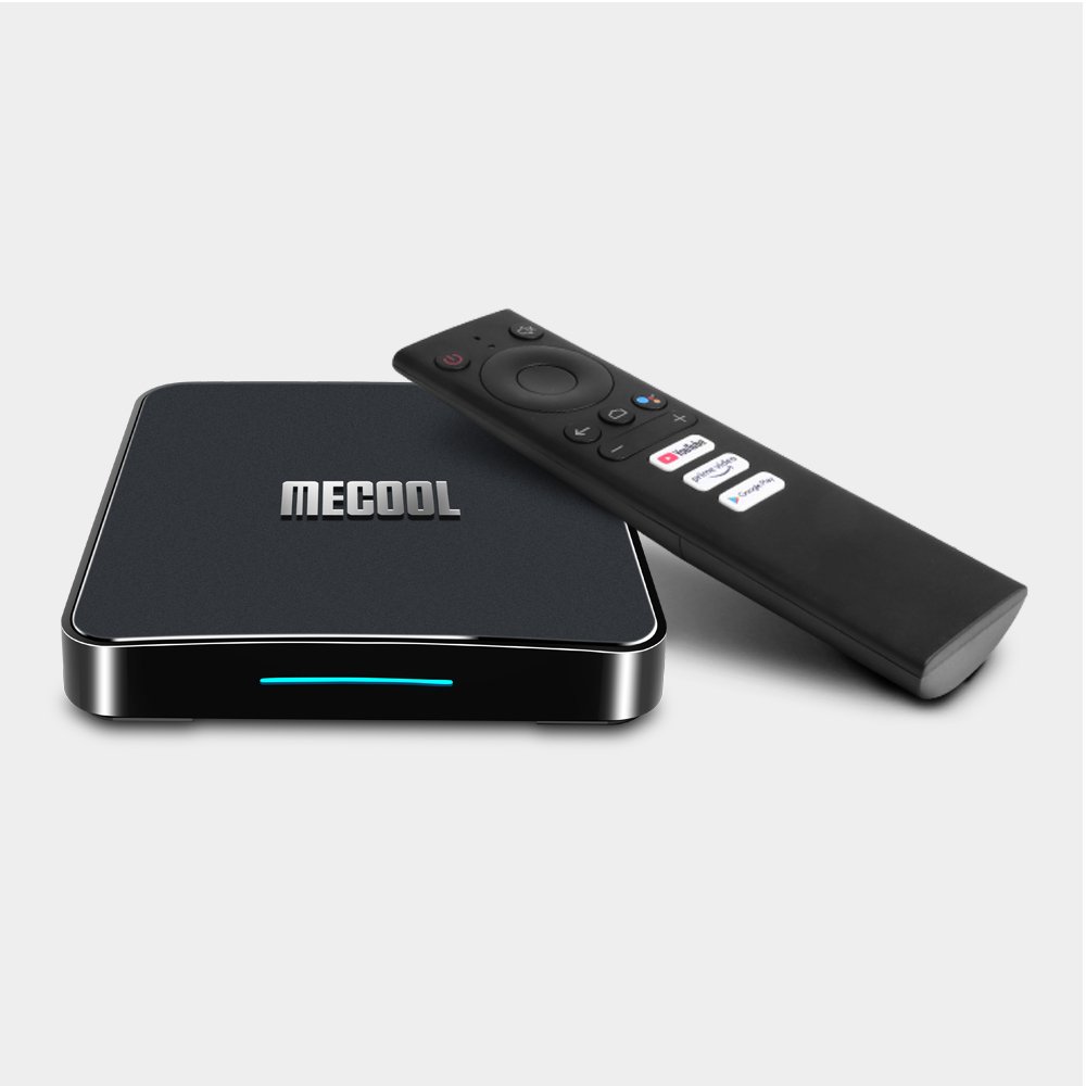 Set Top Box MECOOL 4K Ultra 8K android TV box KM1 ATV Google Certified Smart Voice Remote TV box