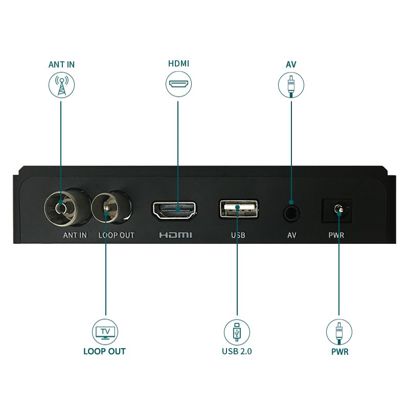 MYTV Ferrview New Set Top Box High Definition TV Decoder v7 prosatellite tv re analog recei set top box tv digital