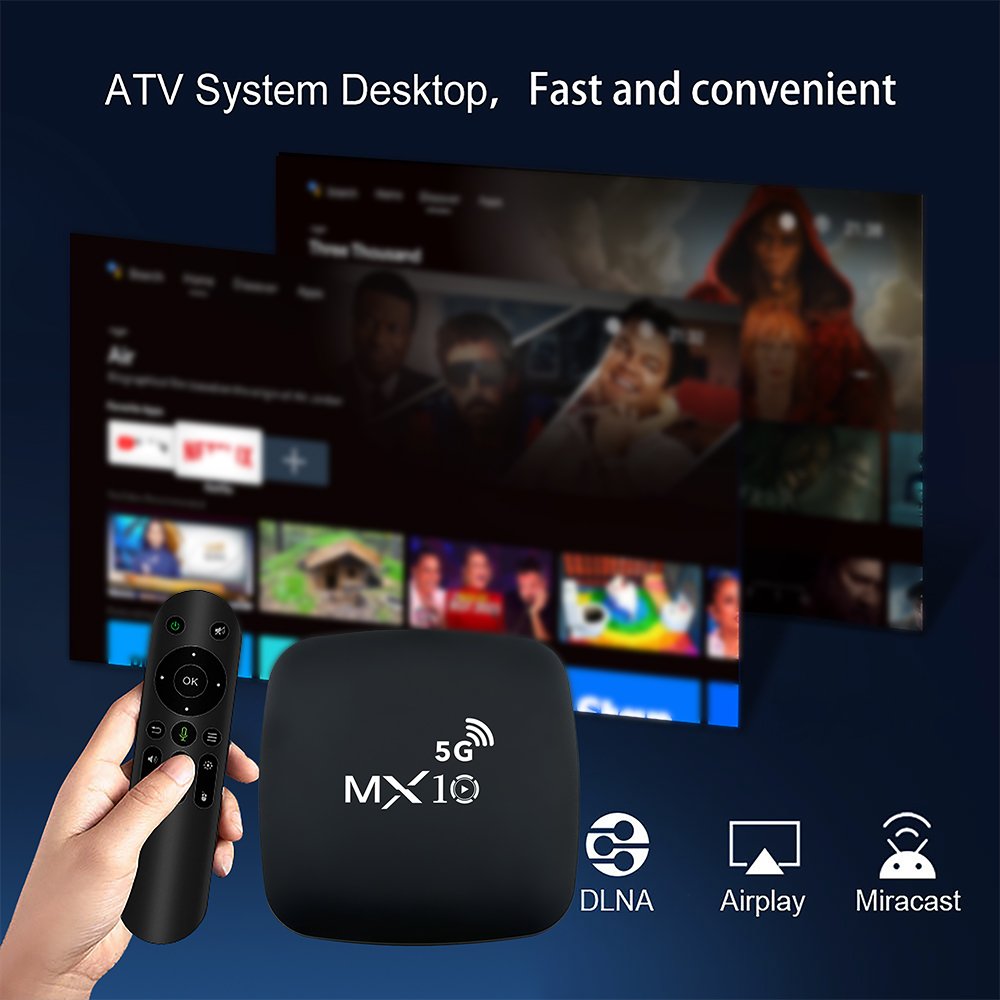 Topleo motherboard for android smart tv box dual wifi android 13 mx10 set top box 4k smart tv box android