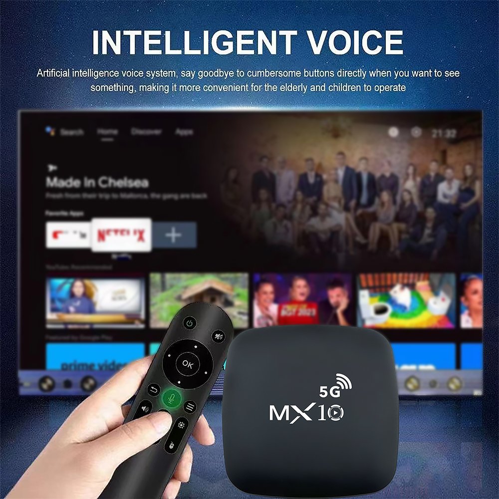 Topleo motherboard for android smart tv box dual wifi android 13 mx10 set top box 4k smart tv box android