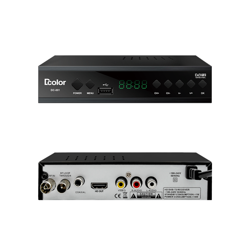 Hot Selling Digital Terrestrial TV Receiver H.264 T2 Tuner Decoder DVB T2 Smart WIFI Set Top Box IPTV