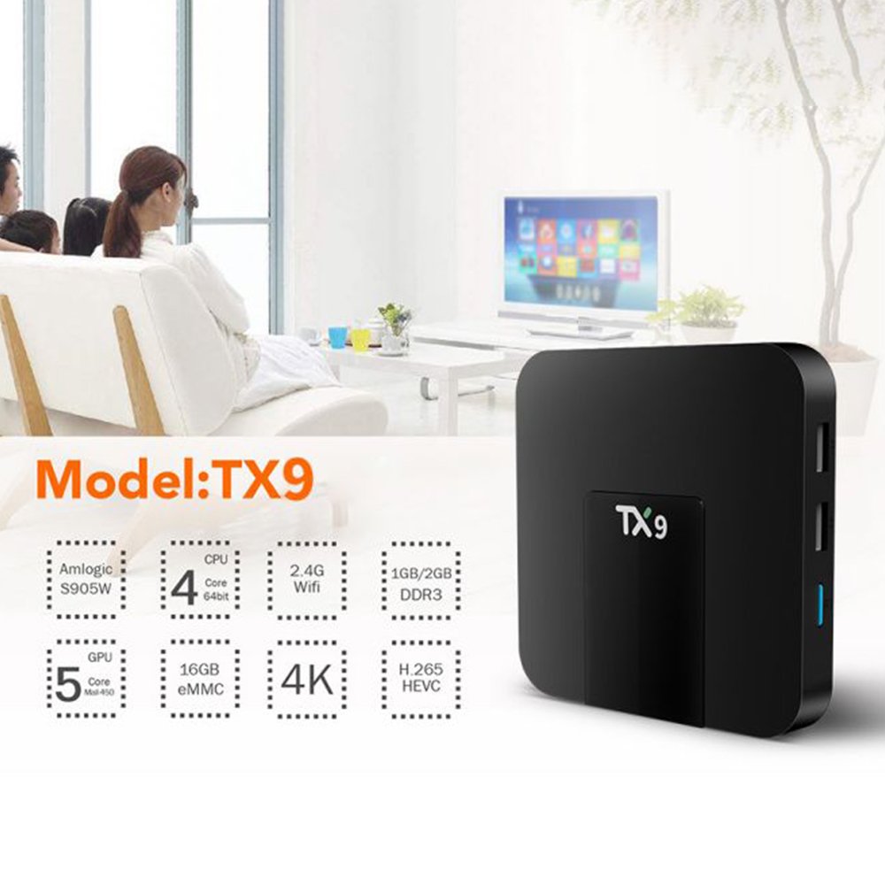 Topleo hot sale TX9 Tx3 Mini tv box Android 2 Gb Ram 16 Gb Rom Set Top Box tx9 android 4k smart tv box