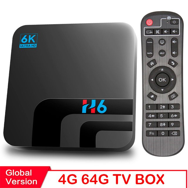 network TV Hot selling network set-top box H6 H616 Android 10 4k high-definition network player TV BOX