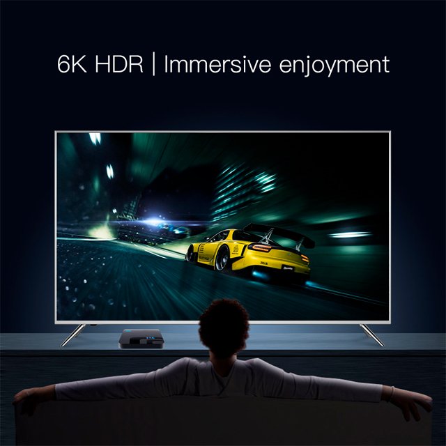 network TV Hot selling network set-top box H6 H616 Android 10 4k high-definition network player TV BOX