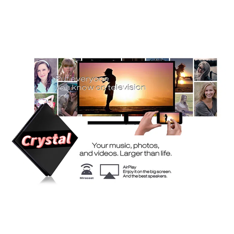 Crystal Set Top Box Rockchip RK3329 Quad Core 4K FHD for Android Smart TV Android 10.0 5G 4K Media Player BT5.0 Android Box