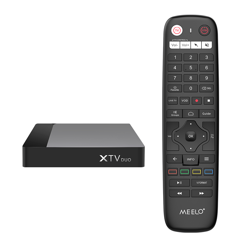 streaming IPTV Box Stalker XTV DUO Amlogic s905w2 Quad Core TV Box Android 11 2GB RAM 16GB ROM 5G Dual WiFi Set Top Box MEELO