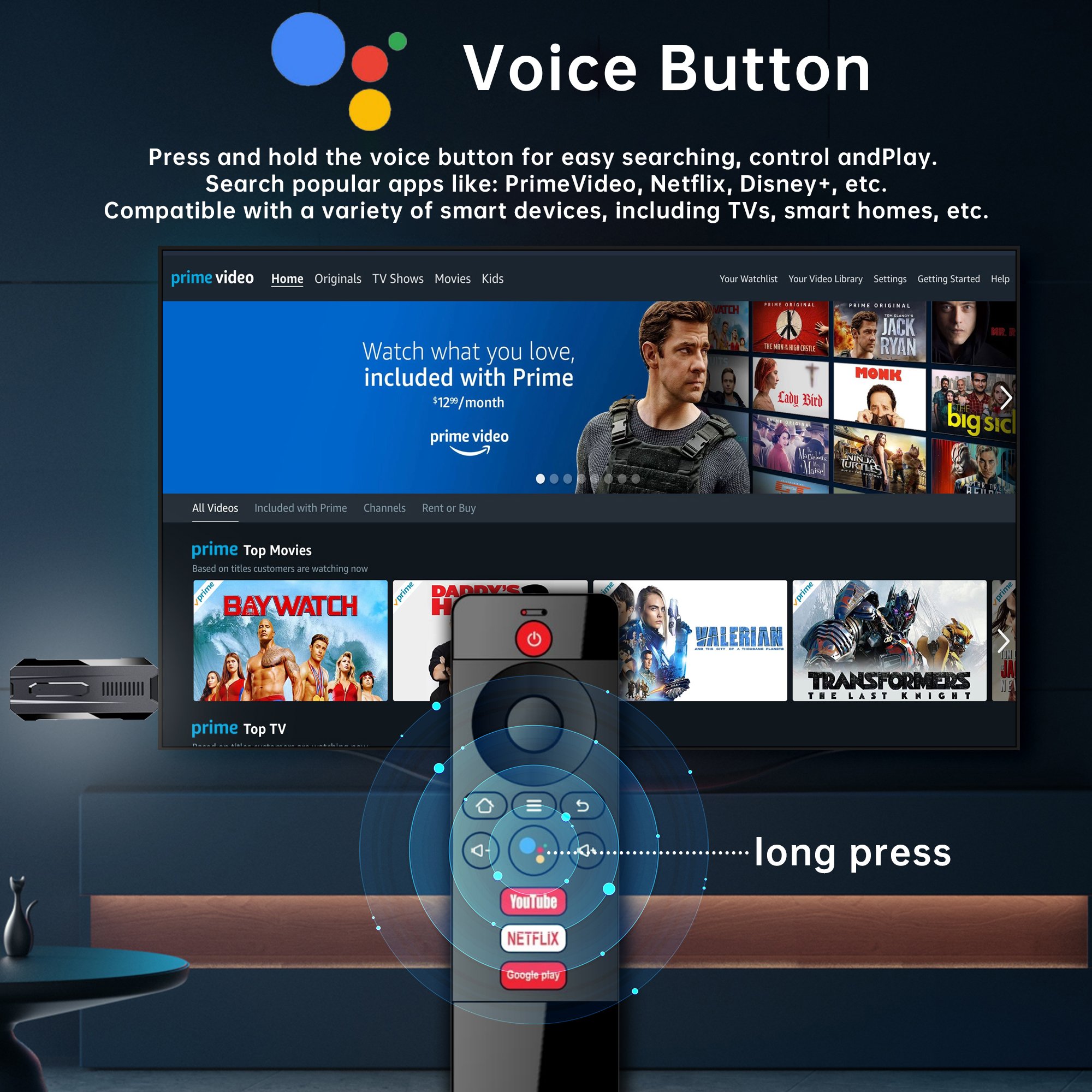 Android 13.0 Newest Android Tv Box Dual Wifi Set Top Box Rk3528 Quad-core 64bit 2GB 16GB 4GB 32GB 8K 5G 4k Quad Core DC 5V/2A;