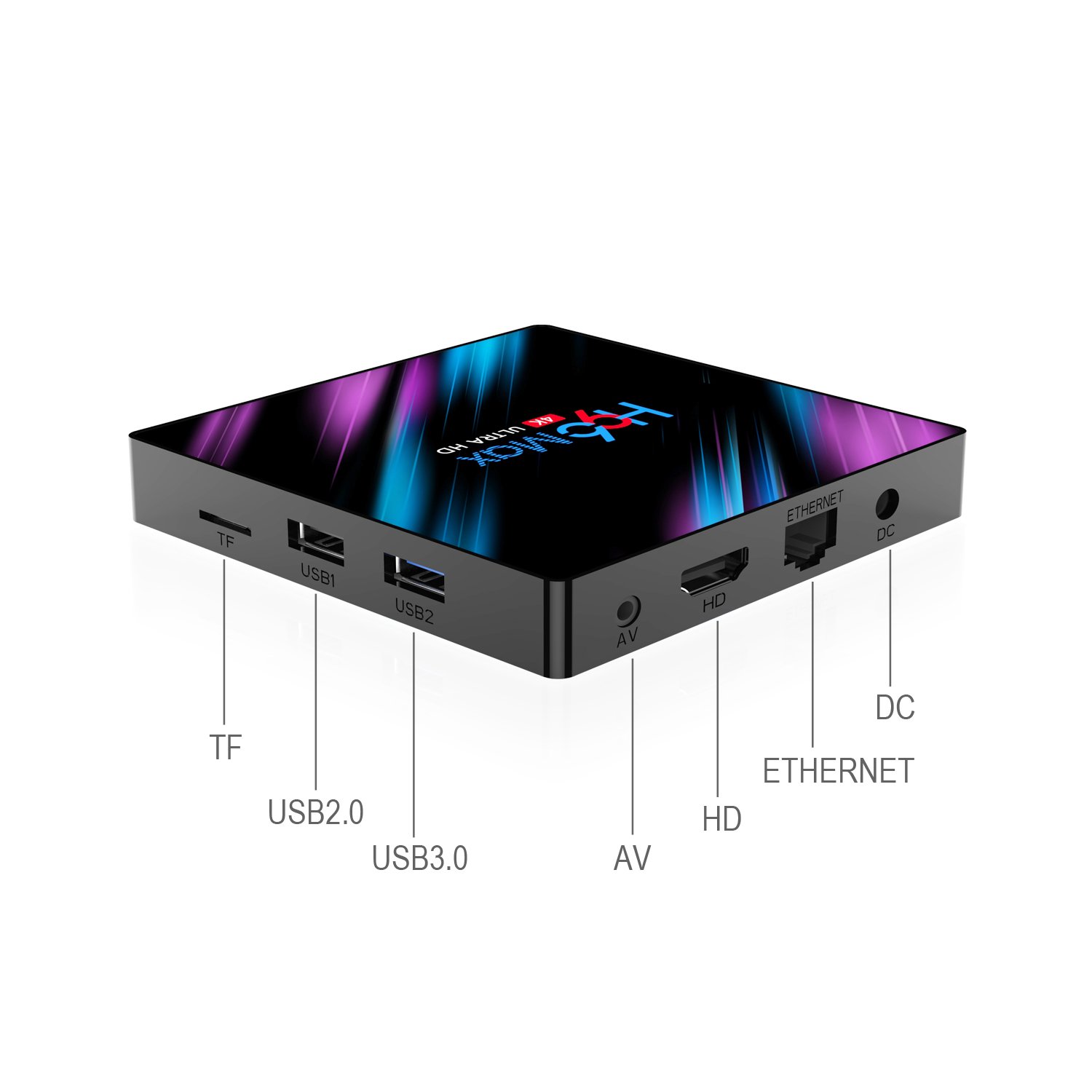 Yinzam Set Top Box H96 MAX 3318 Cheaper 4K Smart Android TV Box Android9.0 witH Rockchip RK3318 4GB 64GB OTT Box