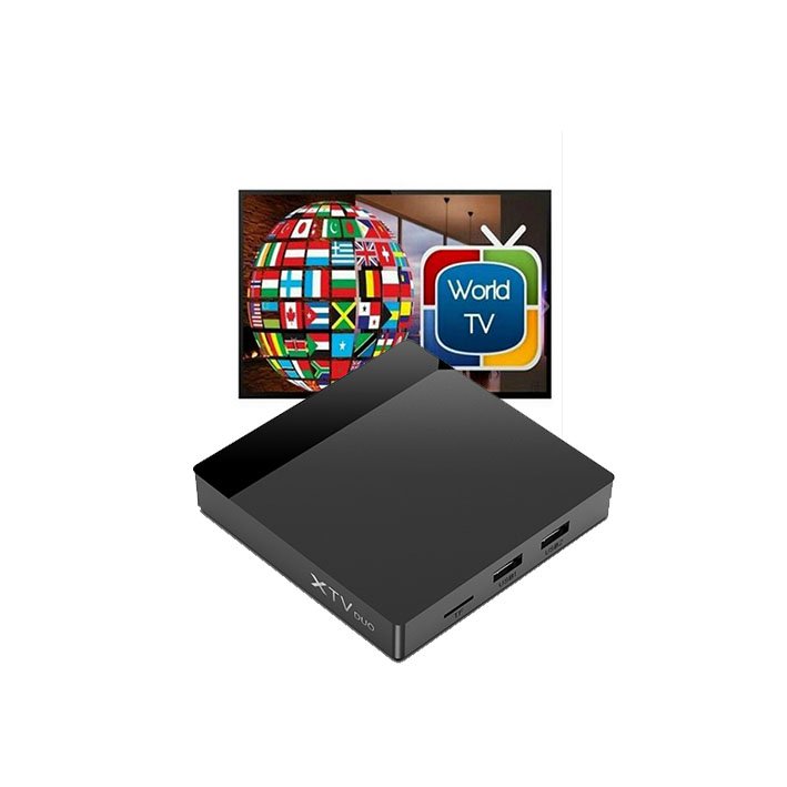 Xtv Duo Stalker IPTV Receiver Amlogic S905W2 2+16GB 4K OTT Tivione Promax Android11 Netherlands Dutch German Smart TV Box