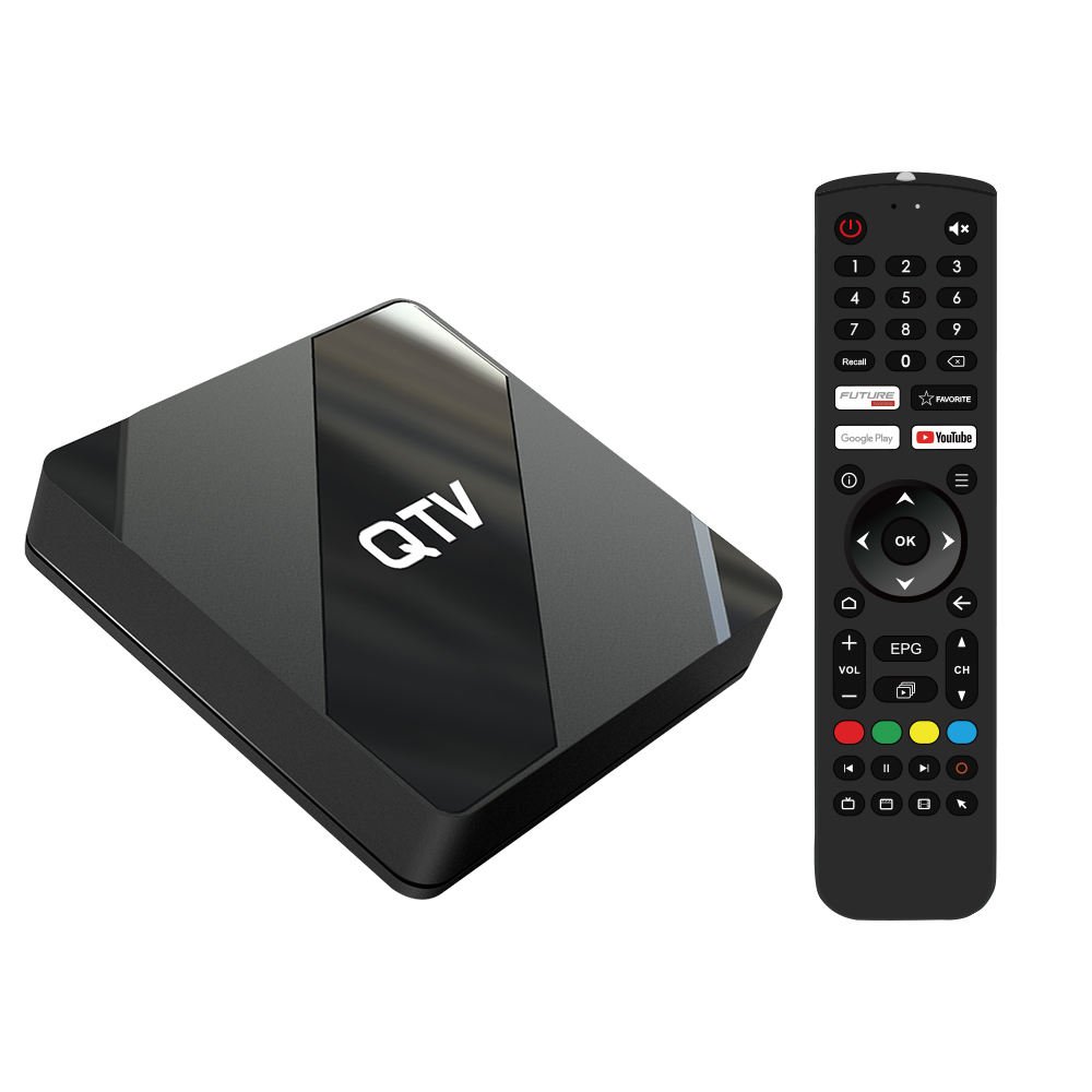 Best Sell Android 10.0 TV BOX Future online QTV IP TV BOX 2G RAM 8G ROM 2.4G 5G DUAL WIFI TV BOX With Future APP For IP VS XTV