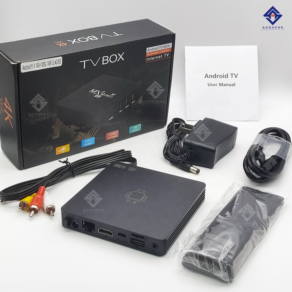 S905W HD 4K Android 9.0 Smart Set Top Box WiFi With Remote Control Instructions Ott BOX