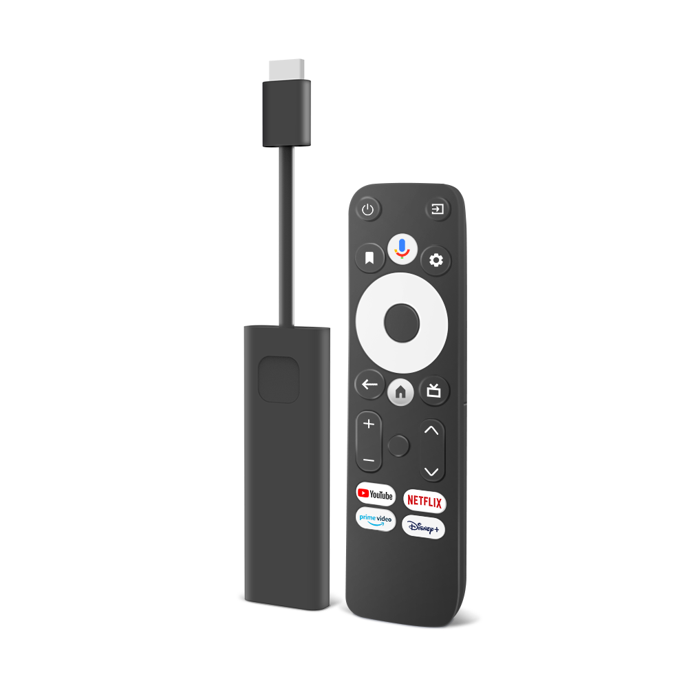 JUNUO tv stick internet set top box androidtv 11 google certified s905y4 tv box android certificado tv stick 4k