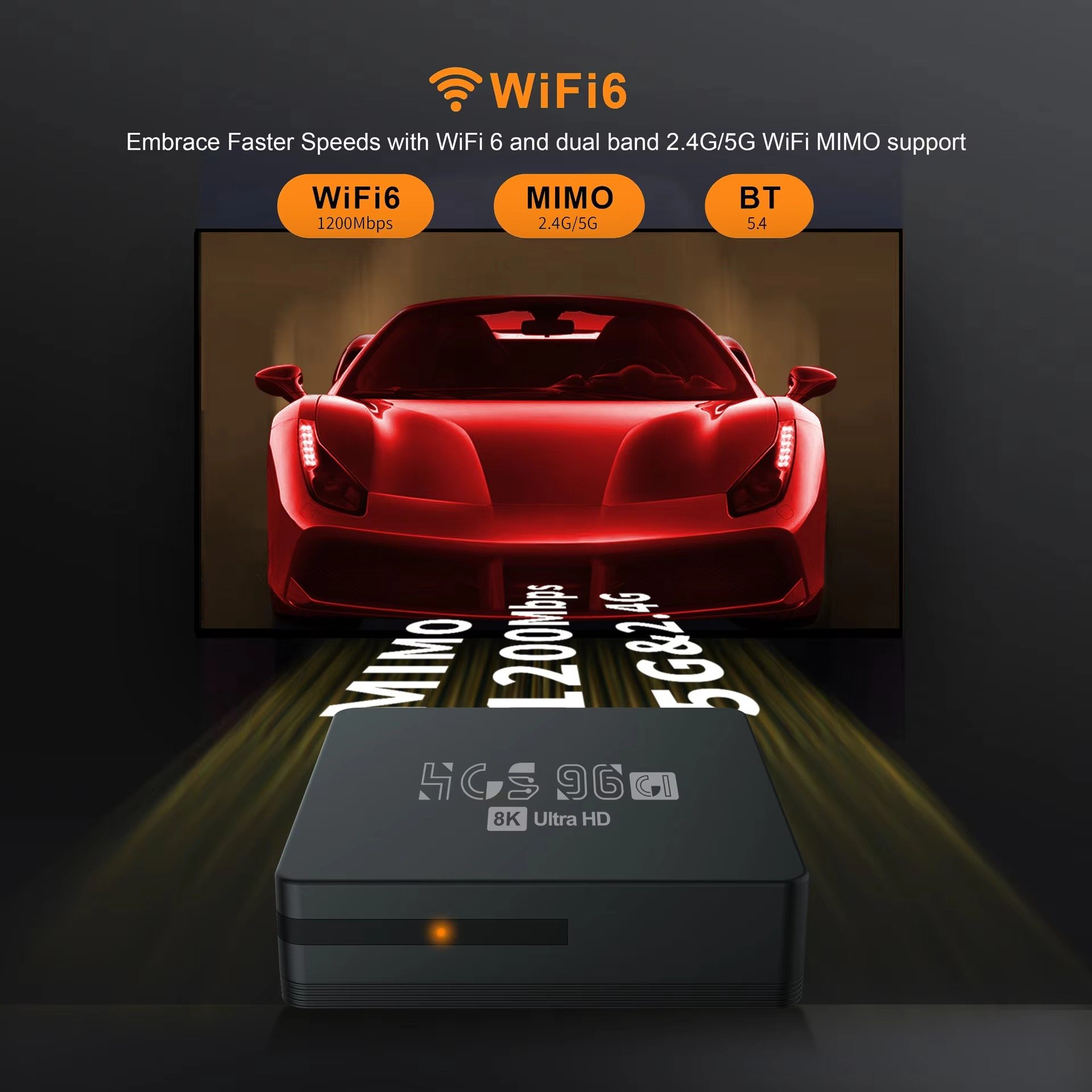 TV Box Android 13 Allwinner H618 with 2GB 16GB 4K BT5.4 5G Dual Wifi TV HD Media Player Set Top Box