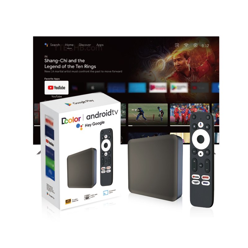 Dcolor GD2 Google Certified Tvbox Amlogic S905Y4 5G Dual WIFI Set-top Box 4K HDR DDR4 2GB+32GB Android 12 Tv Box