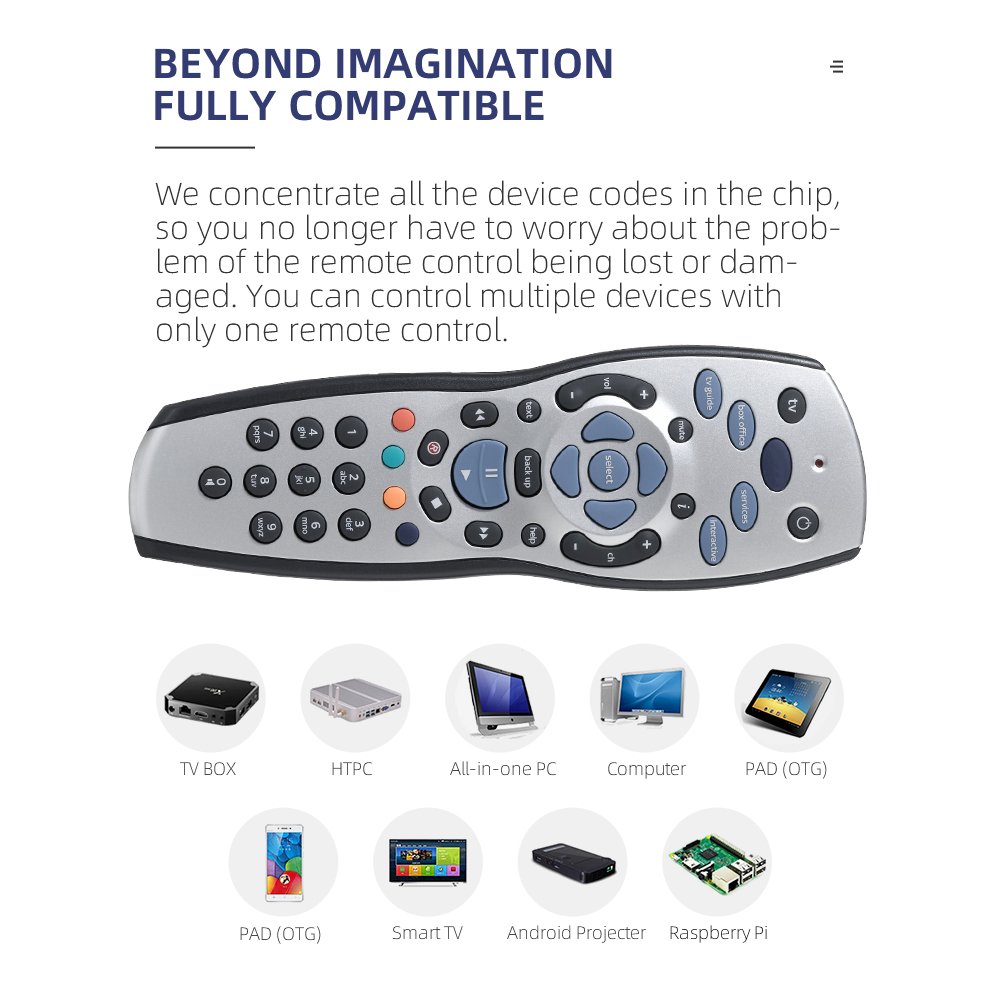 For SKY HD Remote Control Rev.9F Universal SKY+PLUS Remote Control for UK Market
