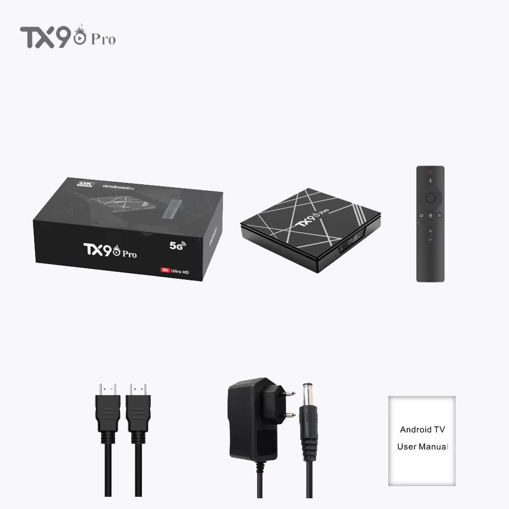 Custom 8GB ram 128GB rom TV Android 13 Media Player TX90 pro Smart TVBox Quad Core 5G WIFI 4K Set-Top Box tv box