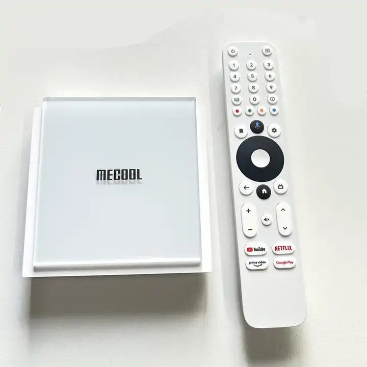 2024 New Mecool KM2 Plus Deluxe S905x4 Google Certified Gaming TV BOX 4GB 32GB Android 11 ATV OS WIFI Set Top Box 4k Smart TvBox