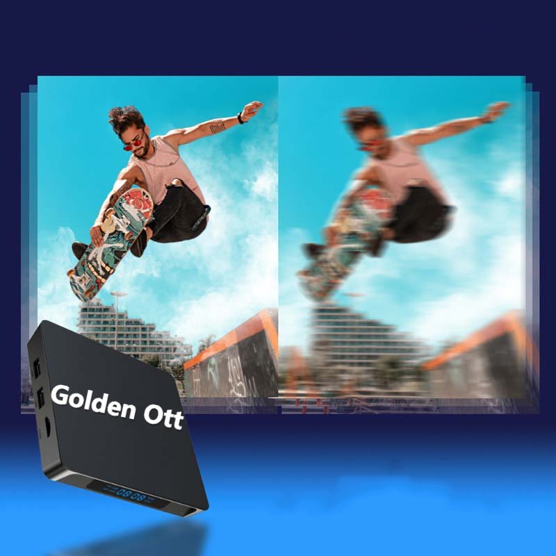 Golden Ott Android 11 TV Box RK3328 Quad Core 4k 1 x 10/100/1000MBps Free Test Smart TV Android Set Top Box