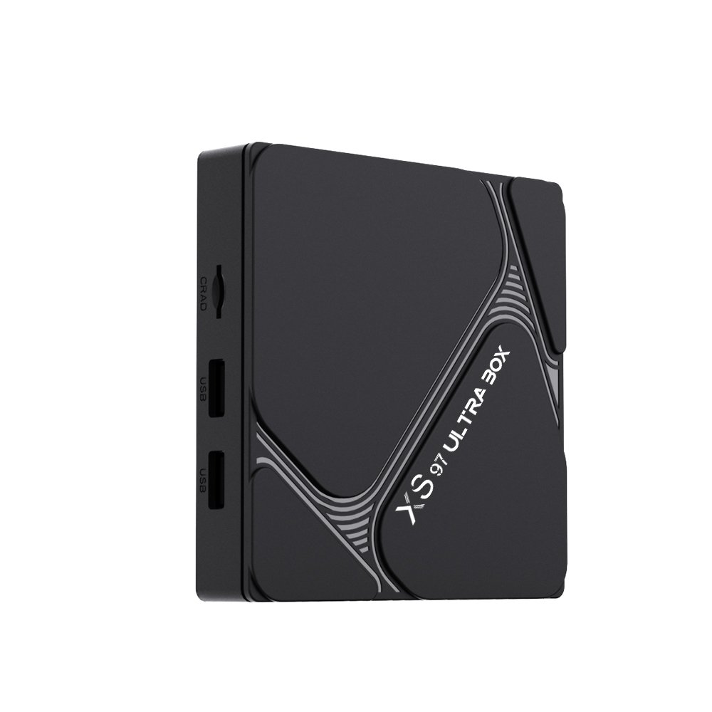 New Design Premium XS97 Ultra TV BOX 2.4+5G WIFI Android 11 Amlogic W2 custom android tv box With High Quality