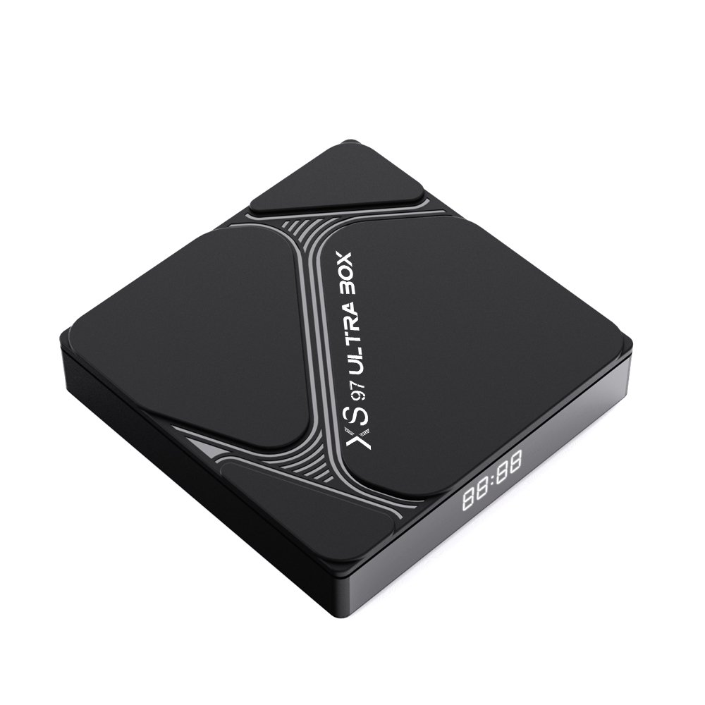 New Design Premium XS97 Ultra TV BOX 2.4+5G WIFI Android 11 Amlogic W2 custom android tv box With High Quality