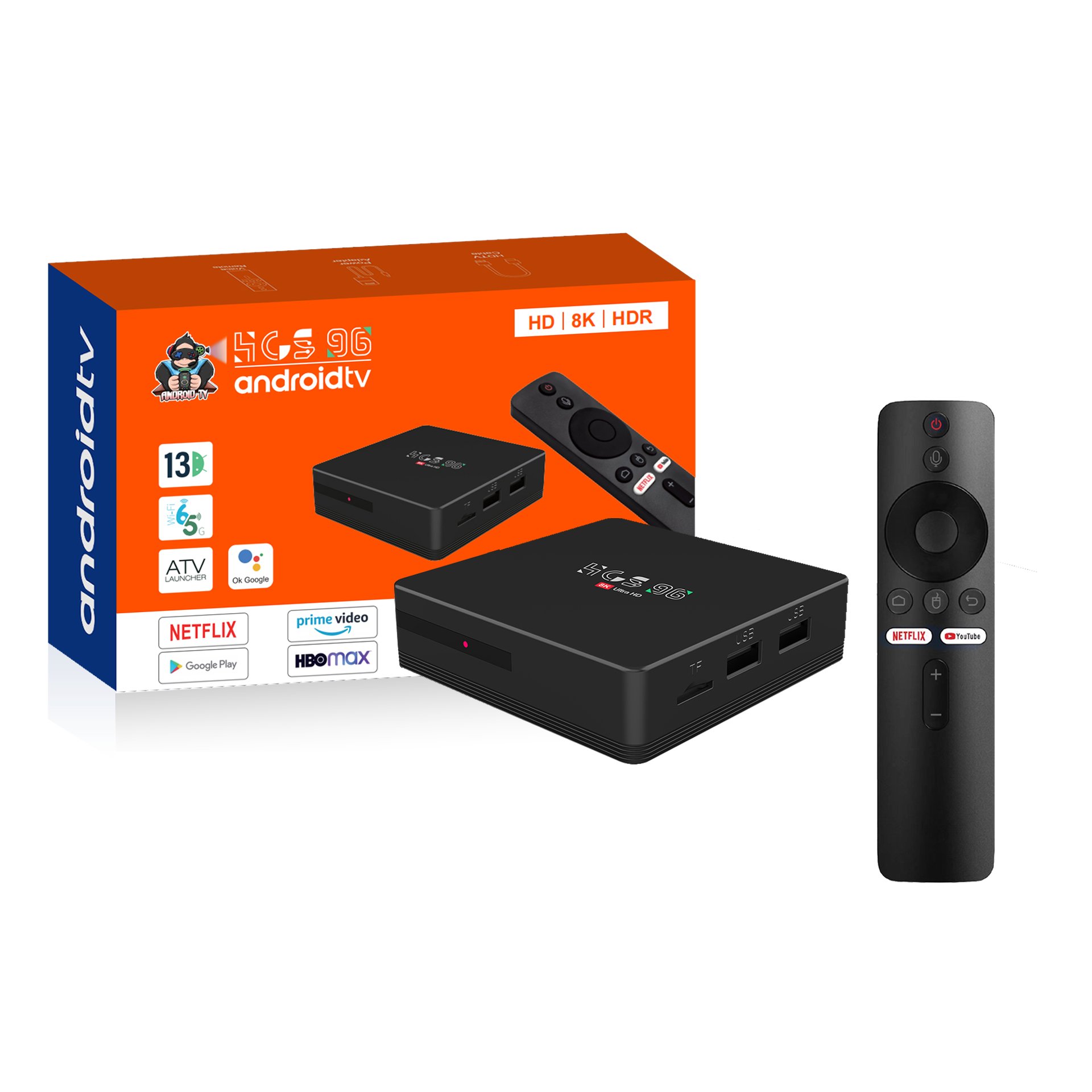 Wholesale Tv Box Popular Tv Receiver Manufacturers Direct Sales Set-Top Box Android Model 8K Video Smart Upgrade Tv Set-Top Box