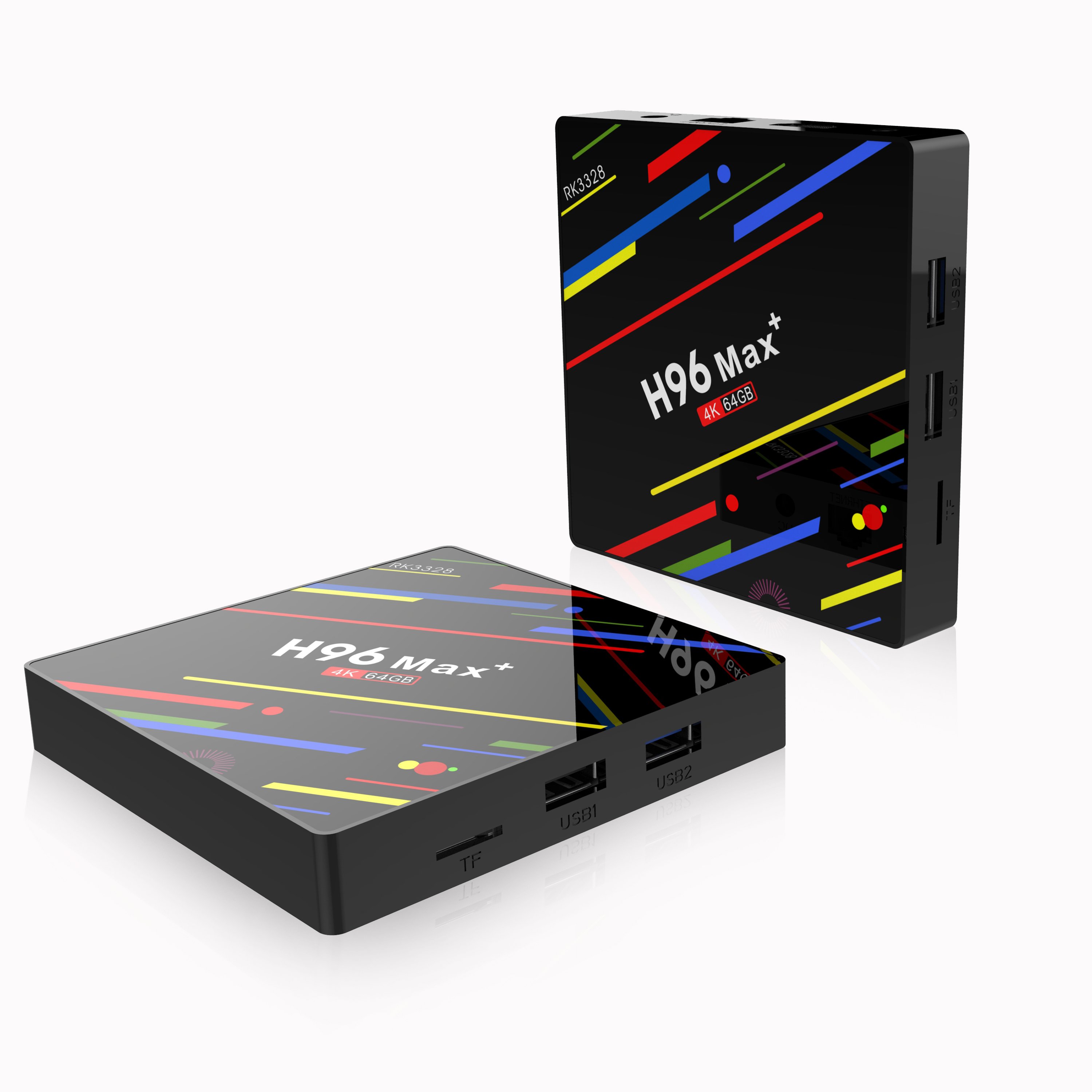 4G/64G Android 9 Internet Tv Box Black Smart Wifi GPU RAM Performance CPU Color
