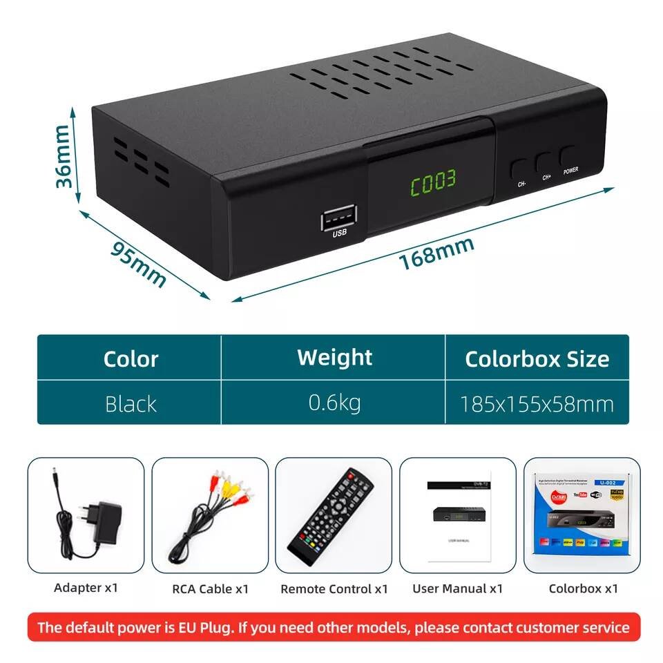 Internet Set Top Box Dvb-t2 tv Digital