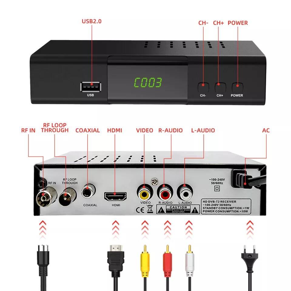 Internet Set Top Box Dvb-t2 tv Digital