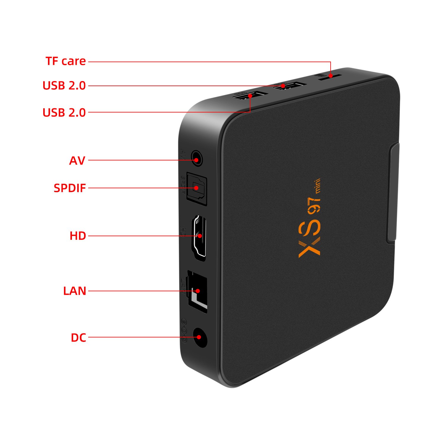 Android TV Box Amlogic S905w2 XS97 Smart tv box 16gb Android tvbox 4k ott android 11 tv box