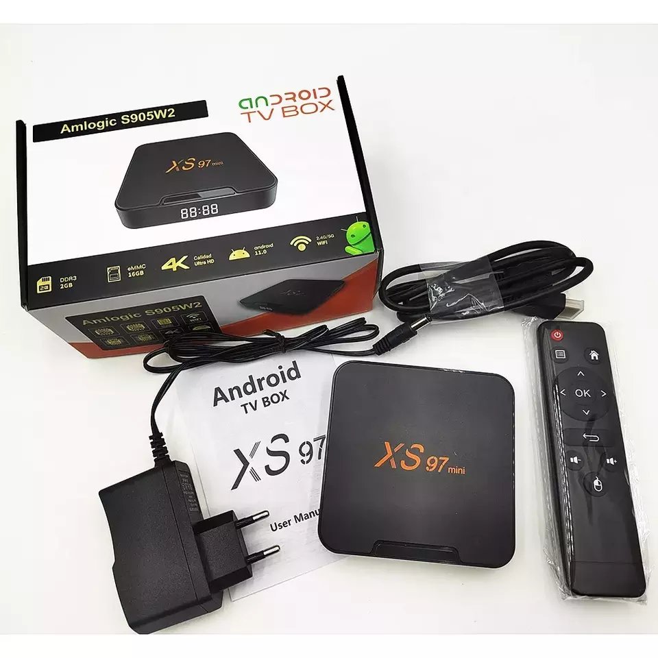 Android TV Box Amlogic S905w2 XS97 Smart tv box 16gb Android tvbox 4k ott android 11 tv box
