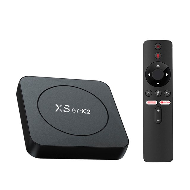 XS97K2 set-top box Quanzhi H313 foreign trade TV box 4K Android TV box Bluetooth voice network