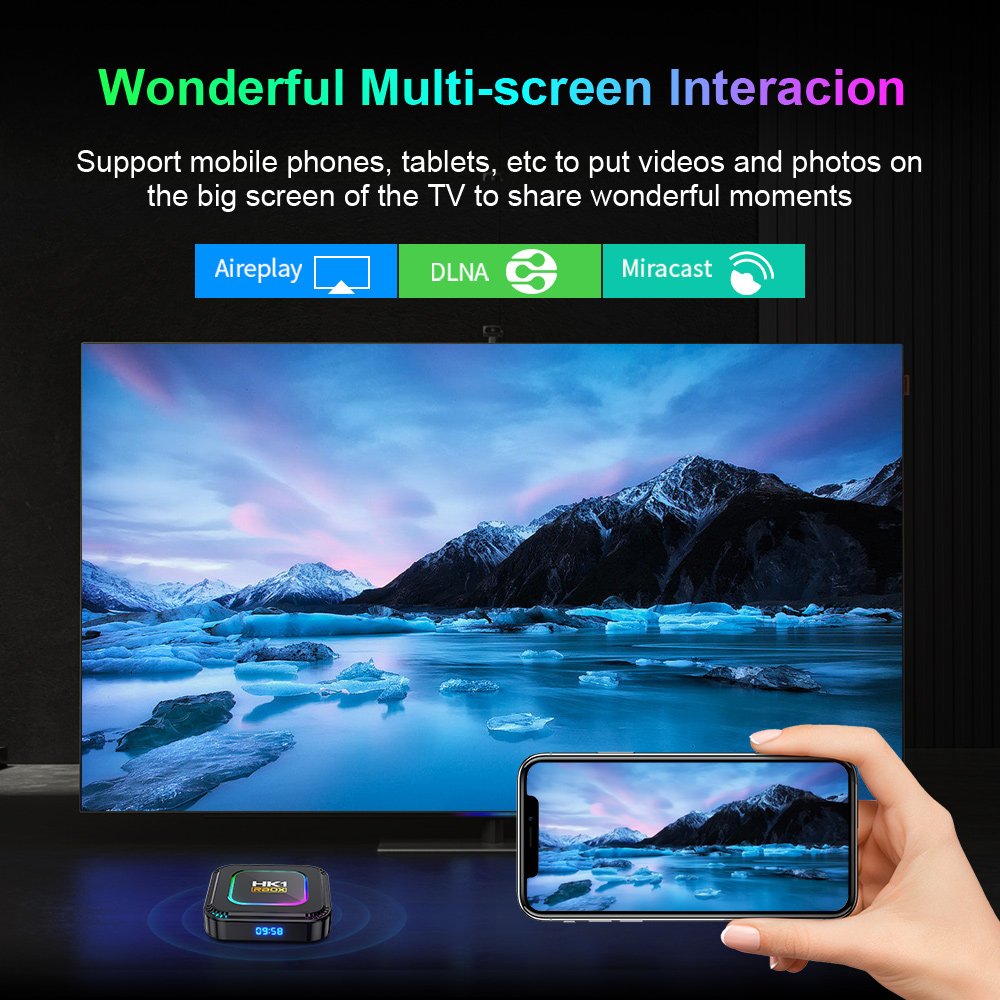 HK1 RK3528 2.4G5G dual wifi 64GB 32GB 16GB WIFI 6 BT Tv Set top Box wholesale
