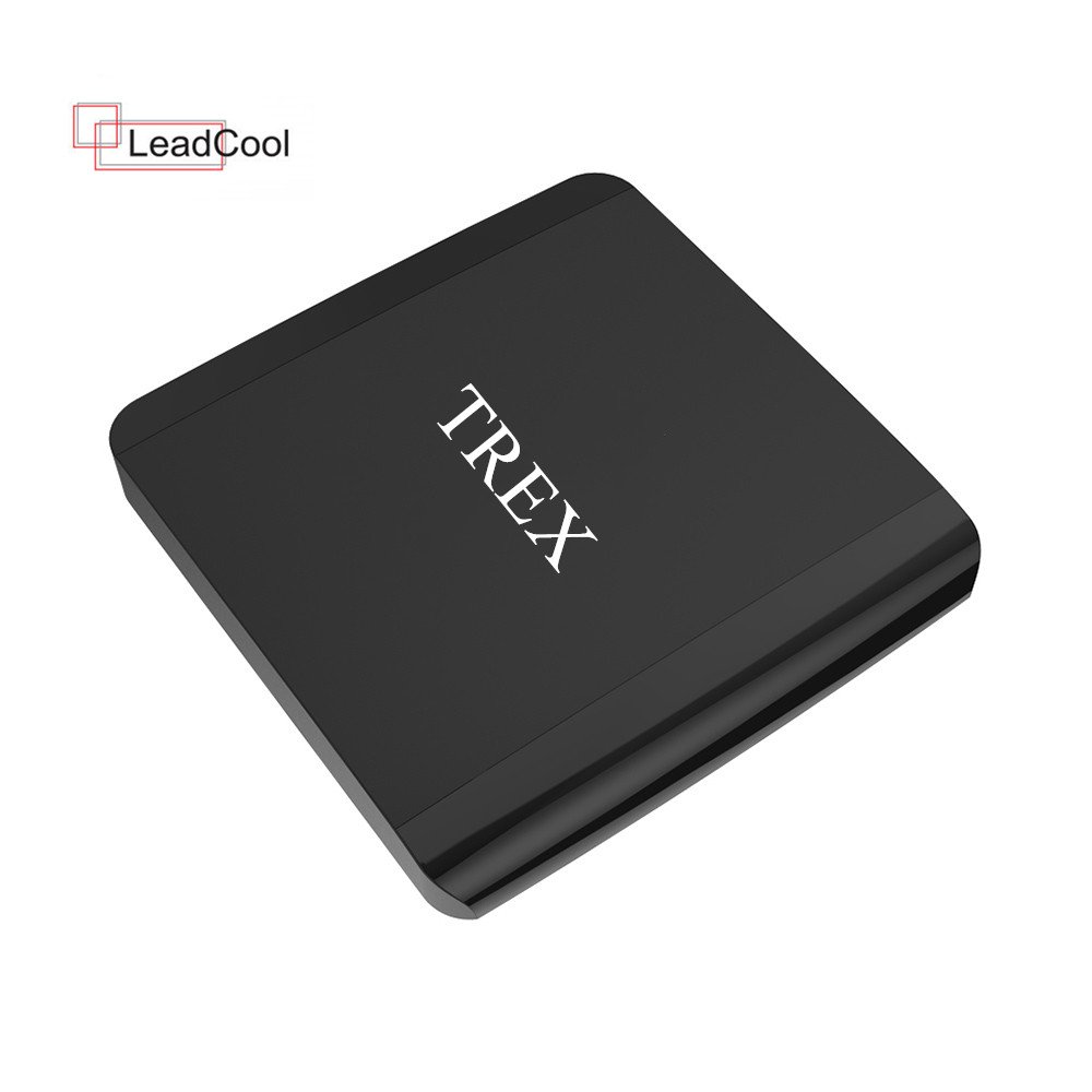 New Leadcool Android 7.1 TREX Smart TV Box Amlogic 4K UHD Set Top Box 1080P Image USB 2.0 BT 4.0
