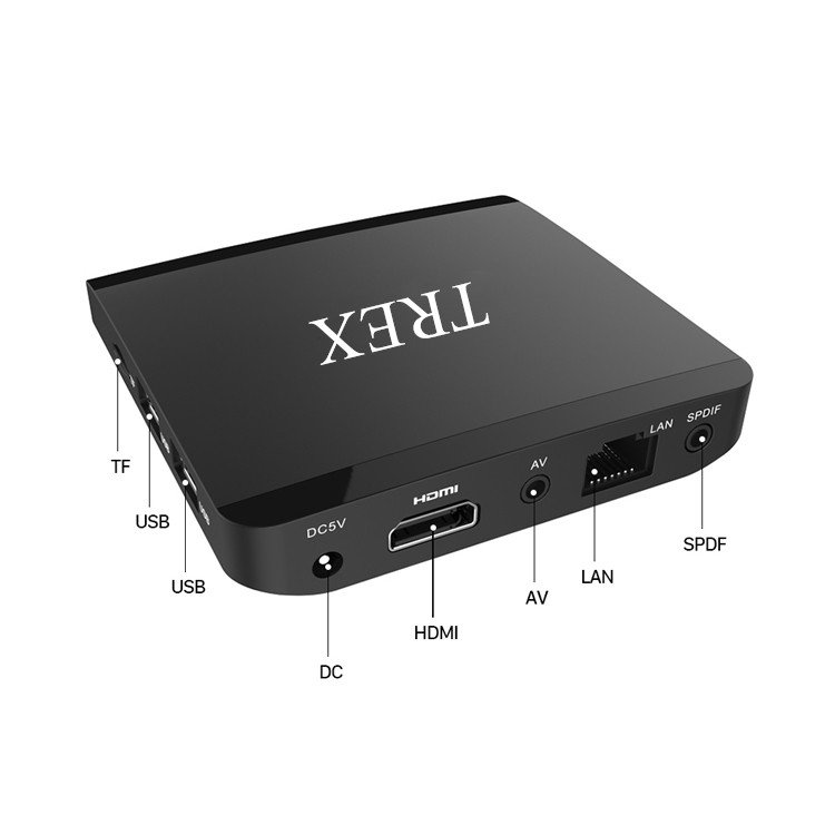 New Leadcool Android 7.1 TREX Smart TV Box Amlogic 4K UHD Set Top Box 1080P Image USB 2.0 BT 4.0