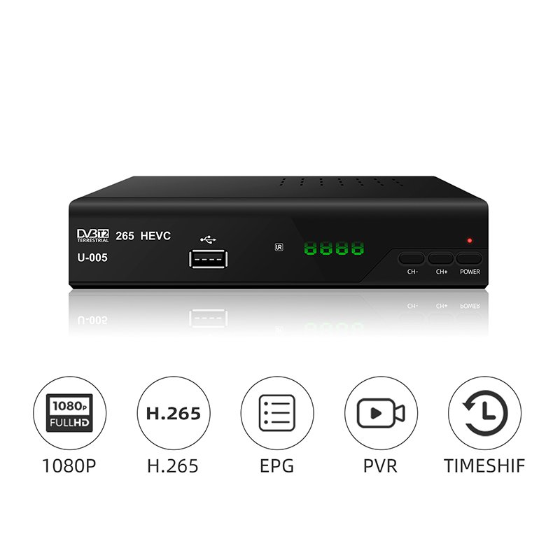 HD Digital DVB T2 S2 Decoder DVB-S2 DVB-T2 DVB-C Satellite Receiver H.265 HEVC 10Bit Tuner Satellite receiver