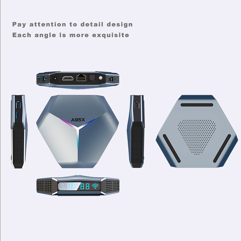 A95X F4 TV Box 4gb 32gb Android 10 Amlogic S905X4 dual wifi set top box A95X F4