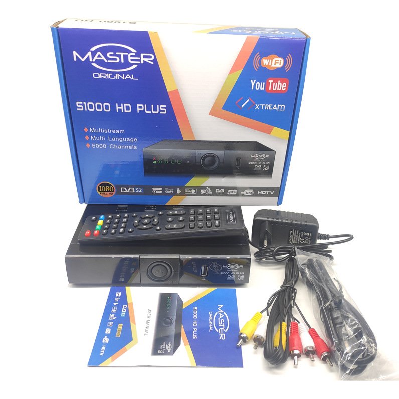 Master TV set-top box DVB S2 receives high-definition satellite signals and supports WiFi decoder