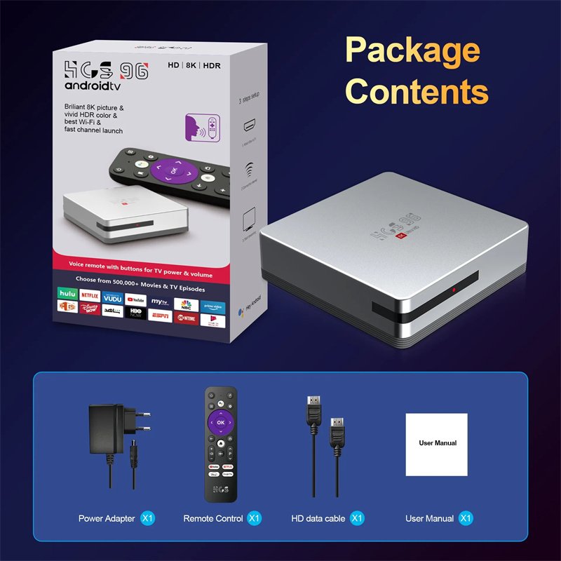 2024 latest 8k system tv box hcs96 best 4k smart tv set top box manufacturer direct sale offer demo set top box h618 tvbox