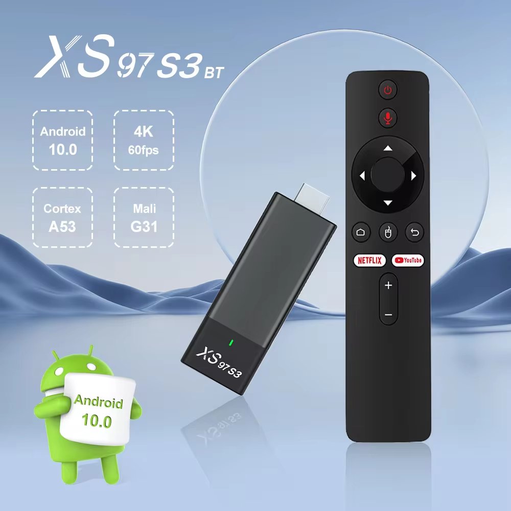 XS97 S3 HOT Sale Wholesale NEW Design BEST TV Stick Android TV Stick Set Top Box