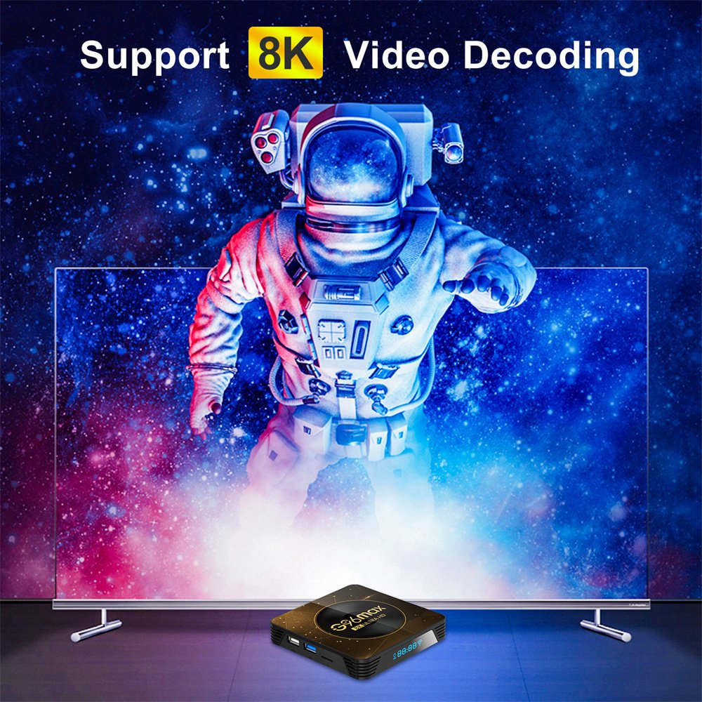 G96Max Smart TV Box Android13.0 RK3528 Quad Core 4GB+64GB Support 8K HD10 2.4G WiFi6 Dual-Bands BT5.0 Media Player