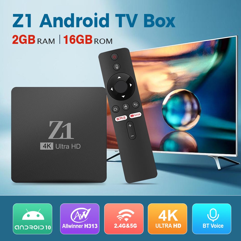 2024 Smart Z1 ott IPTV Box Subscription Strong 4K Smart Media Player Set Top Box 4K Android 10 5G OEM Quad Core 4k Iptv Box
