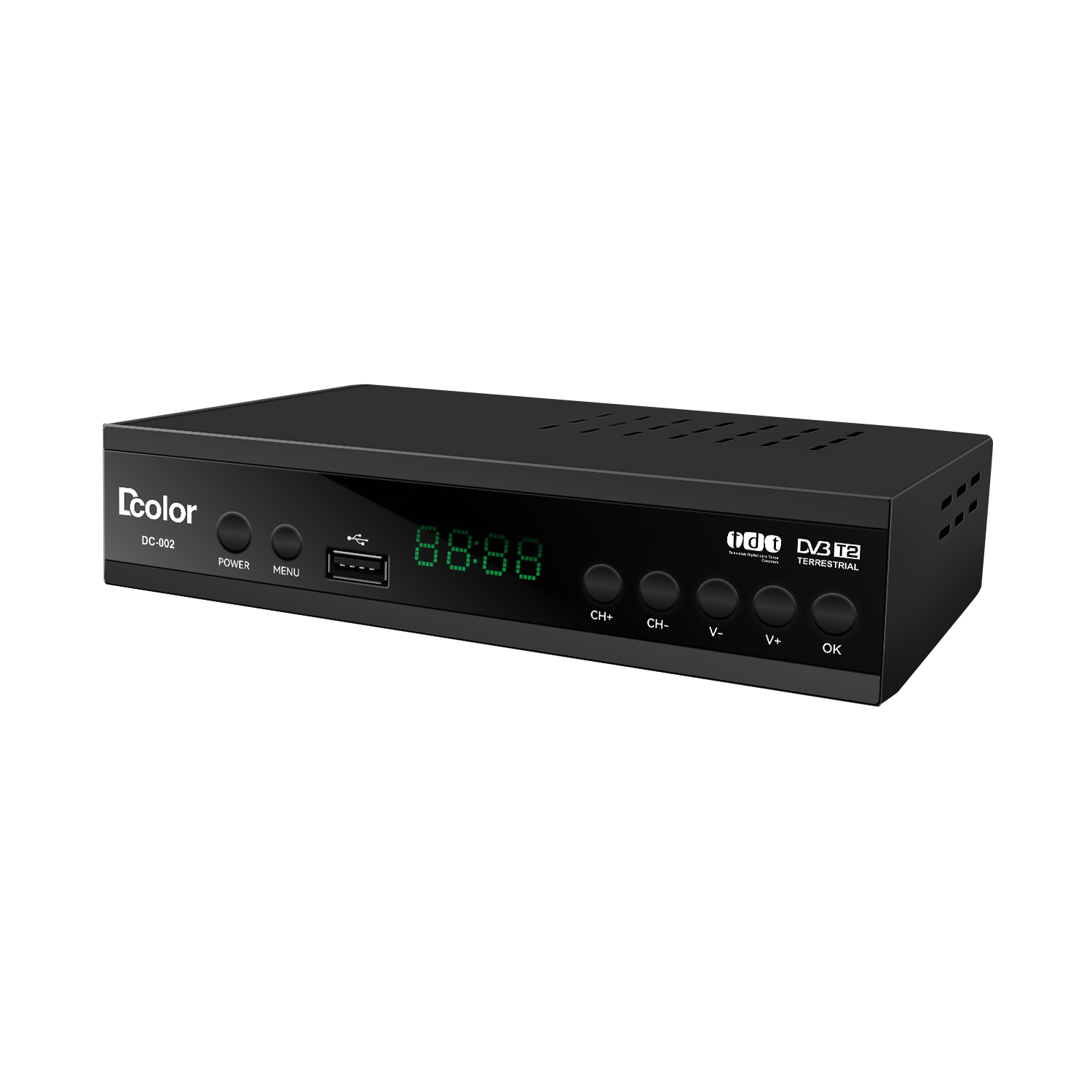 1080P TDT Decoder for Colombia Panama TDT DVB-T2 Set Top Box Decoder WiFi HD TDT Decodificador