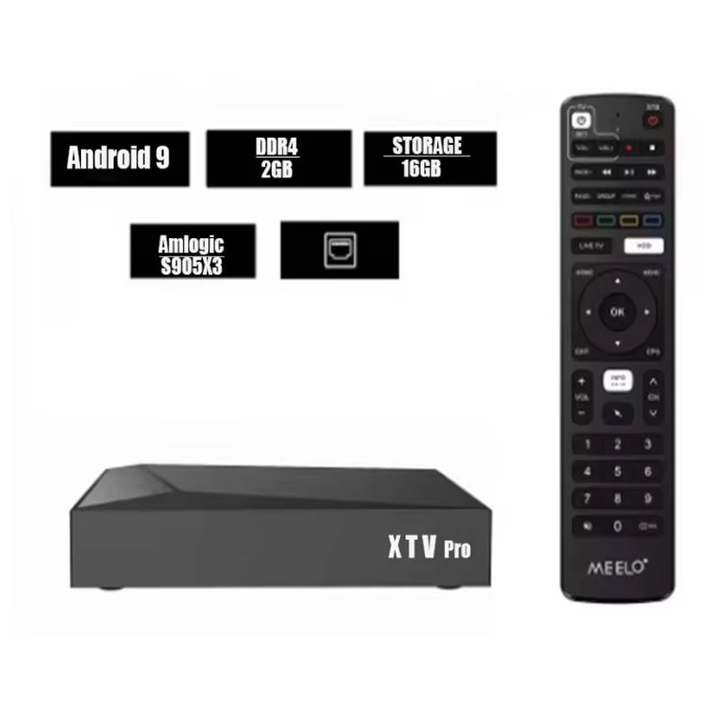 Dutch German Premium Panel XTV PRO Smart TV 2G16G 5G Dual wifi IPTV BOX Set Top Box with IR remote Android TV BOX TREX Diamond