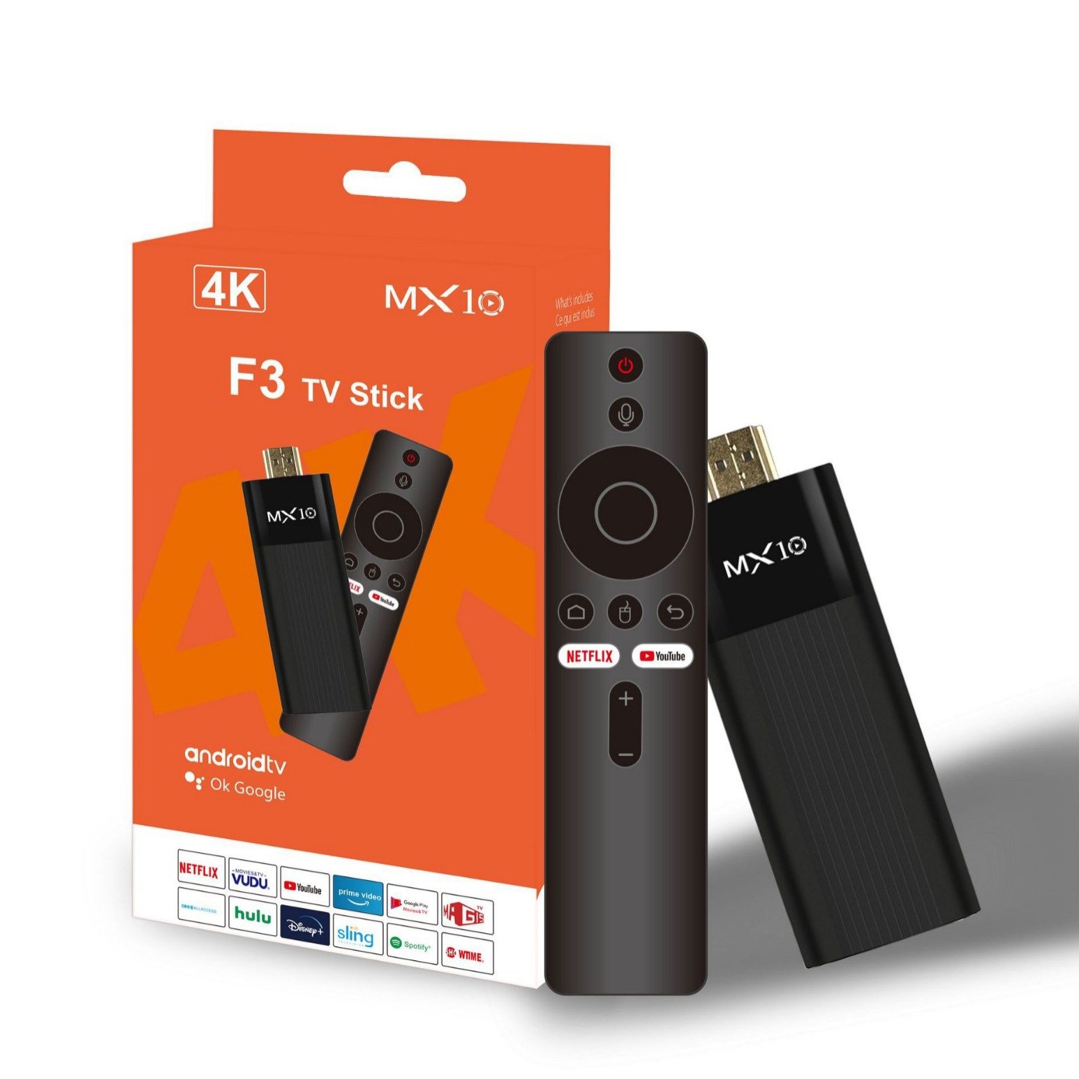 MX10 set-top box AML905 Android 10 TV box 4k HD WiFi player TV BOX